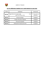 Liste délibérations 21 mars